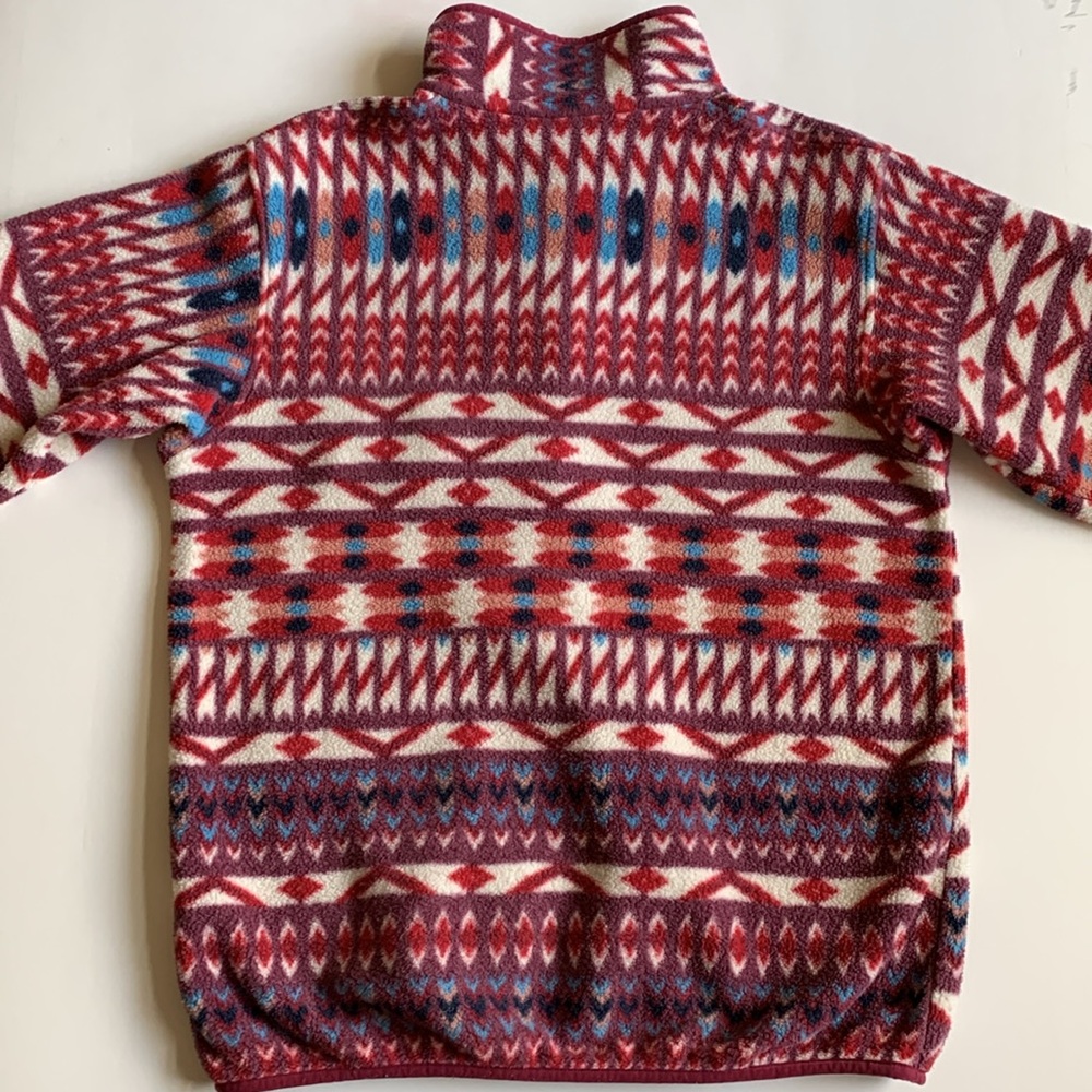 PATAGONIA Kuta Klash Lightweight Snap-T Synchilla Pullover Aztec Size Small - Picture 9 of 14